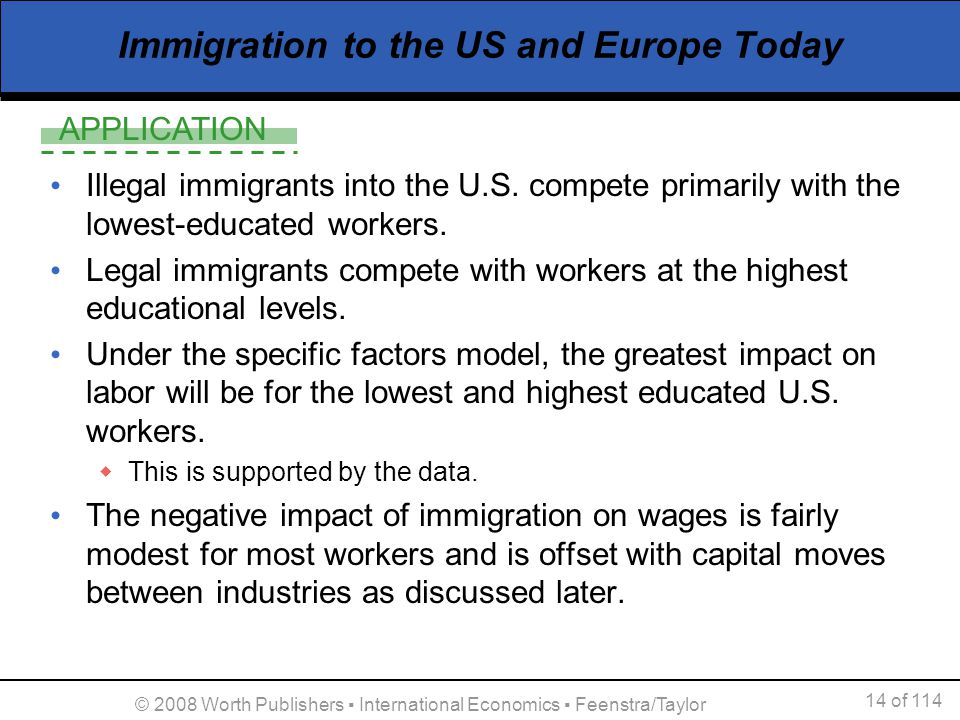 The negative effects of immigration on america